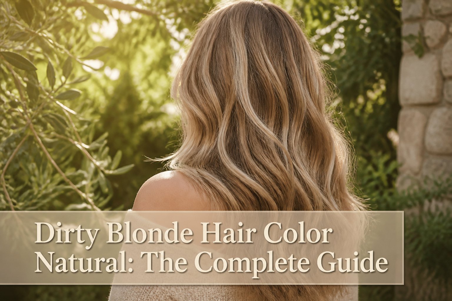 A collection of different dirty blonde hair colors displayed on models.