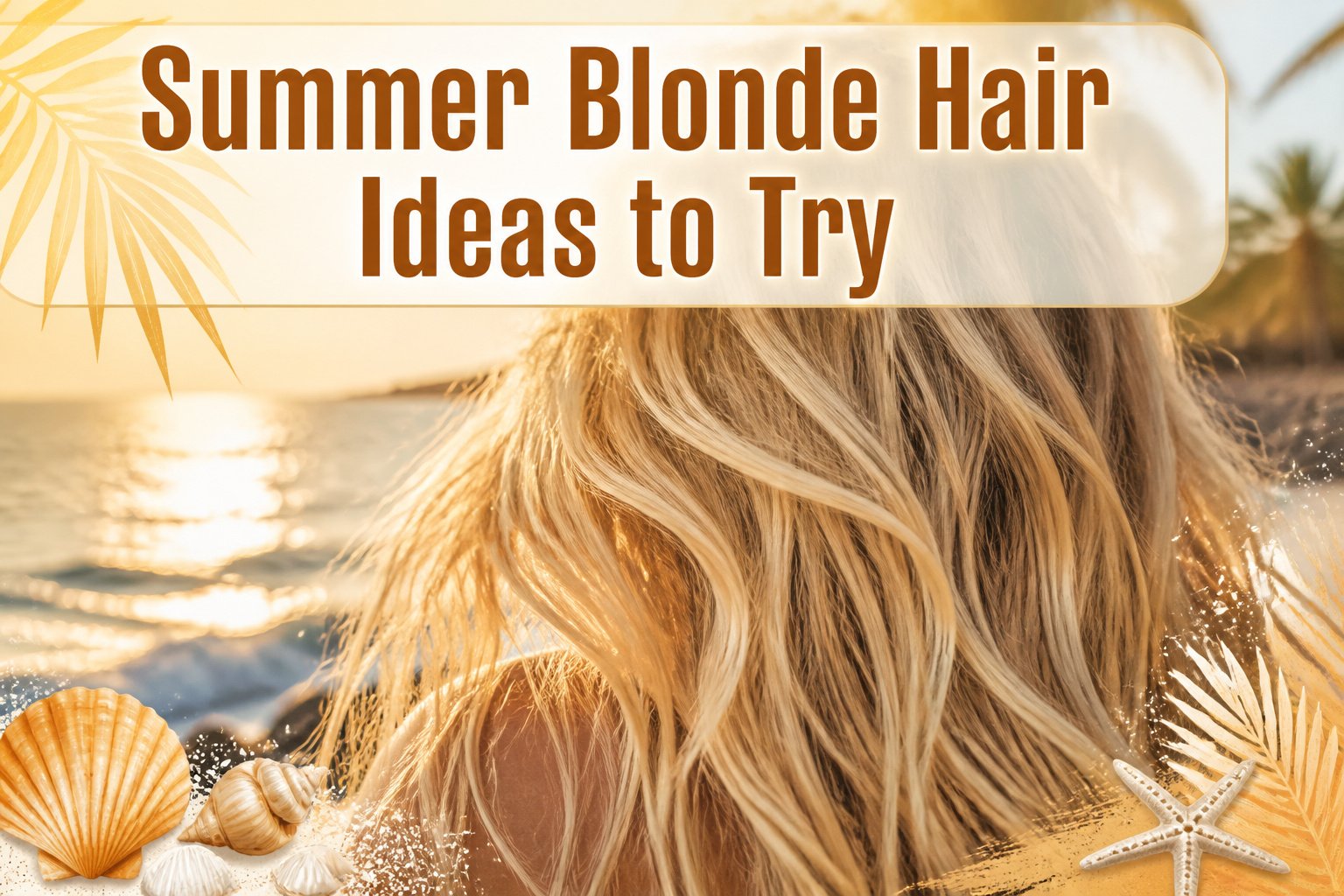 A compilation of various summer blonde hair ideas for 2026.